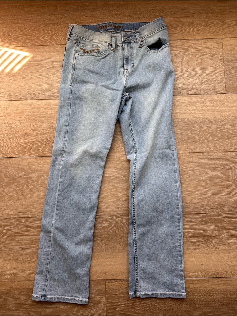 Cody James Men's Light Blue Bootcut Jeans